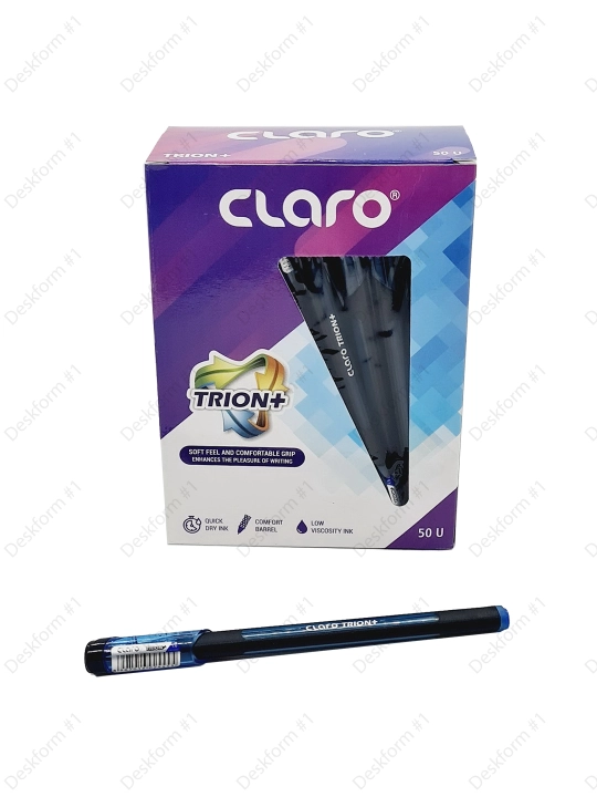 Claro Trion+ sharli ruchka, 1.0 mm (qora/ko'k), 540-TON-bl