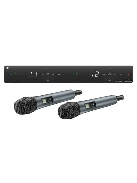 Беспроводная радиосистема Sennheiser XSW 1-835 DUAL-B, с двумя микрофонами - 