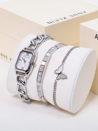 Женские часы Anne Klein AK3943, комплект с двумя браслетами