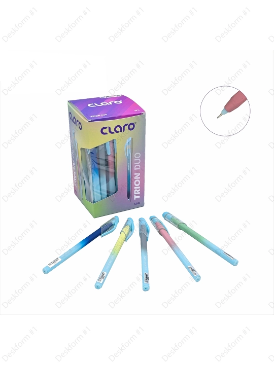 Claro TrionDuo sharli ruchka Assorti, 0.7 mm (assorti/ko'k), 807-TON-bl