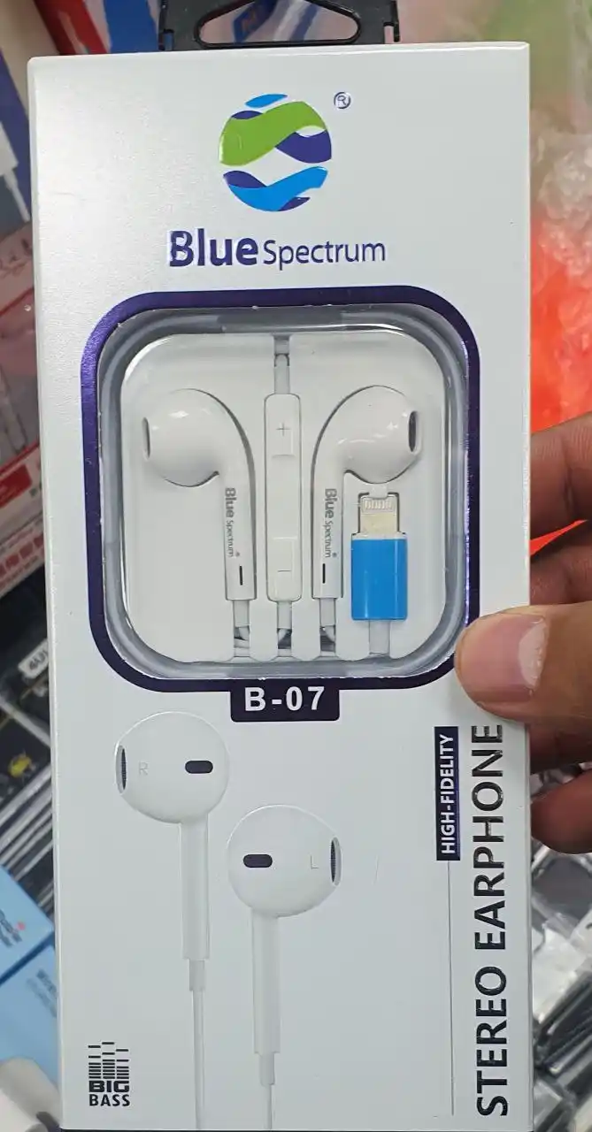 Проводные наушники Blue Spectrum **Разъём: Lightning / Type-C / 3.5 мм Jack, с микрофоном