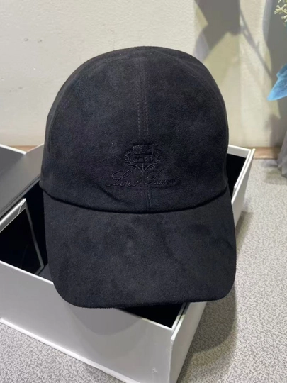 Кепка Loro Piana (бейсболка) из кашемира — унисекс — WEARLY-LPCAP-ЧЕРН-58