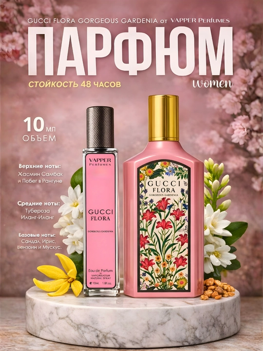 Ayollar uchun atirlar to'plami, Libre, Lost Cherry, Gucci Flora, Miss Dior, My Way, 6in1