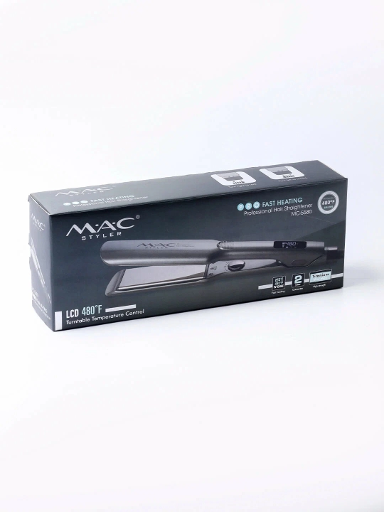 Professional dazmol, soch to‘g‘rilagich MAC Styler MC-5580,  Titan, LCD displeyli