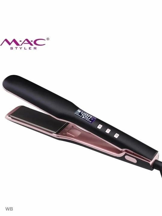 Professional dazmol, soch to‘g‘rilagich MAC Styler MC-5580,  Titan, LCD displeyli