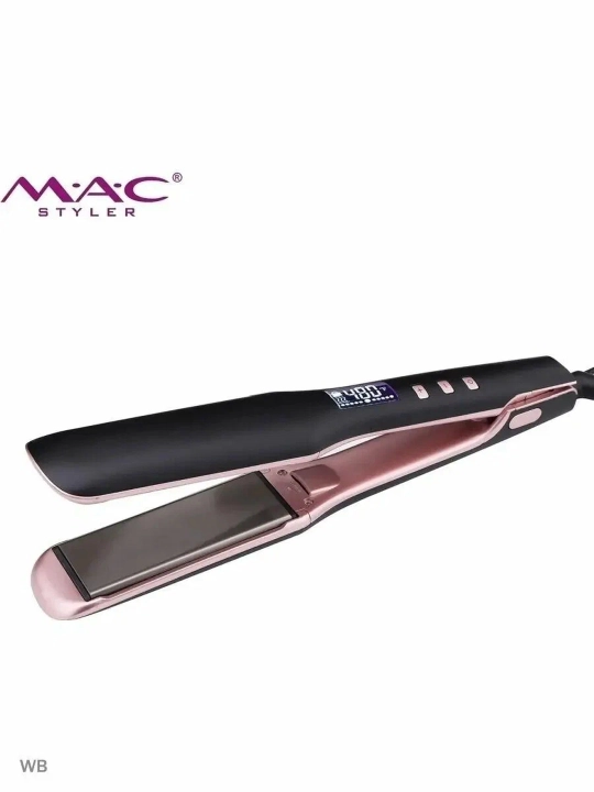 Professional dazmol, soch to‘g‘rilagich MAC Styler MC-5580,  Titan, LCD displeyli