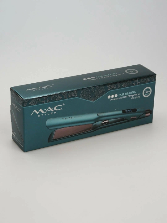 Professional dazmol, soch to‘g‘rilagich MAC Styler MC-5580,  Titan, LCD displeyli