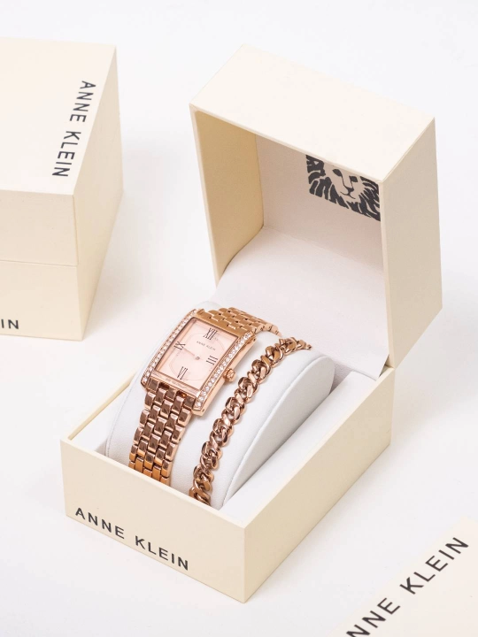 Ayollar qo'l soati Anne Klein AK3990, bilaguzuk bilan to'plam