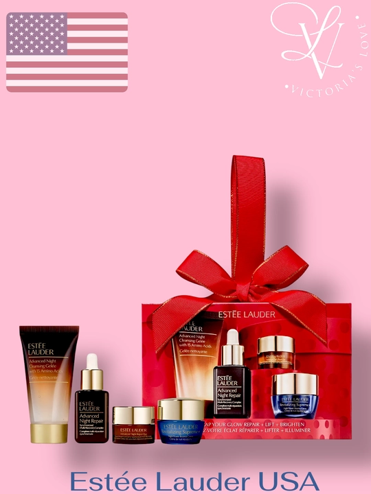 Подарочный набор Estee Lauder, крем для лица, ночная сыворотка, крем для кожи вокруг глаз - 