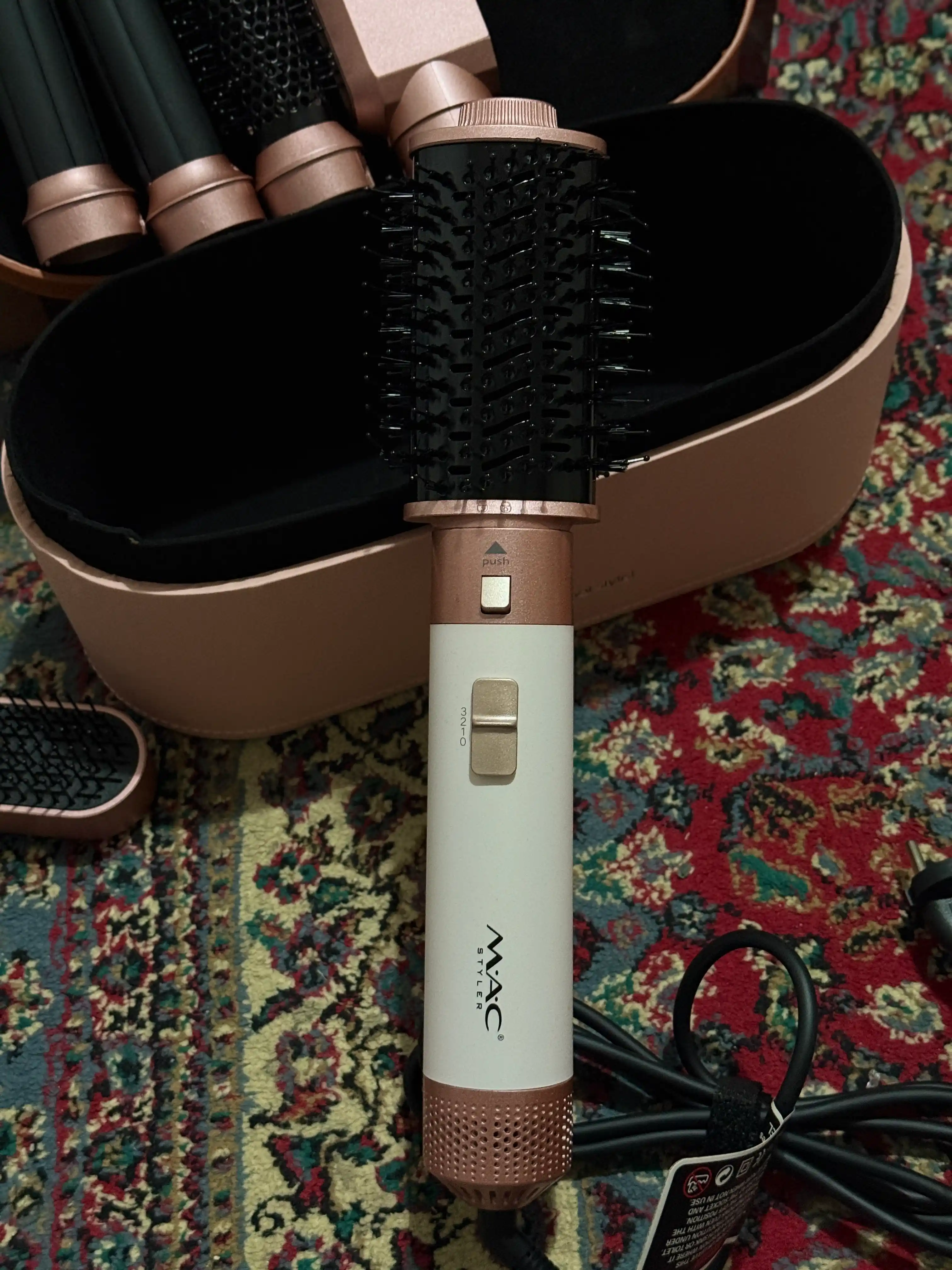 Fen Stayler MAC Styler 6v1, fen taroq, soch quritgich, 6 nozul, 4 rejim