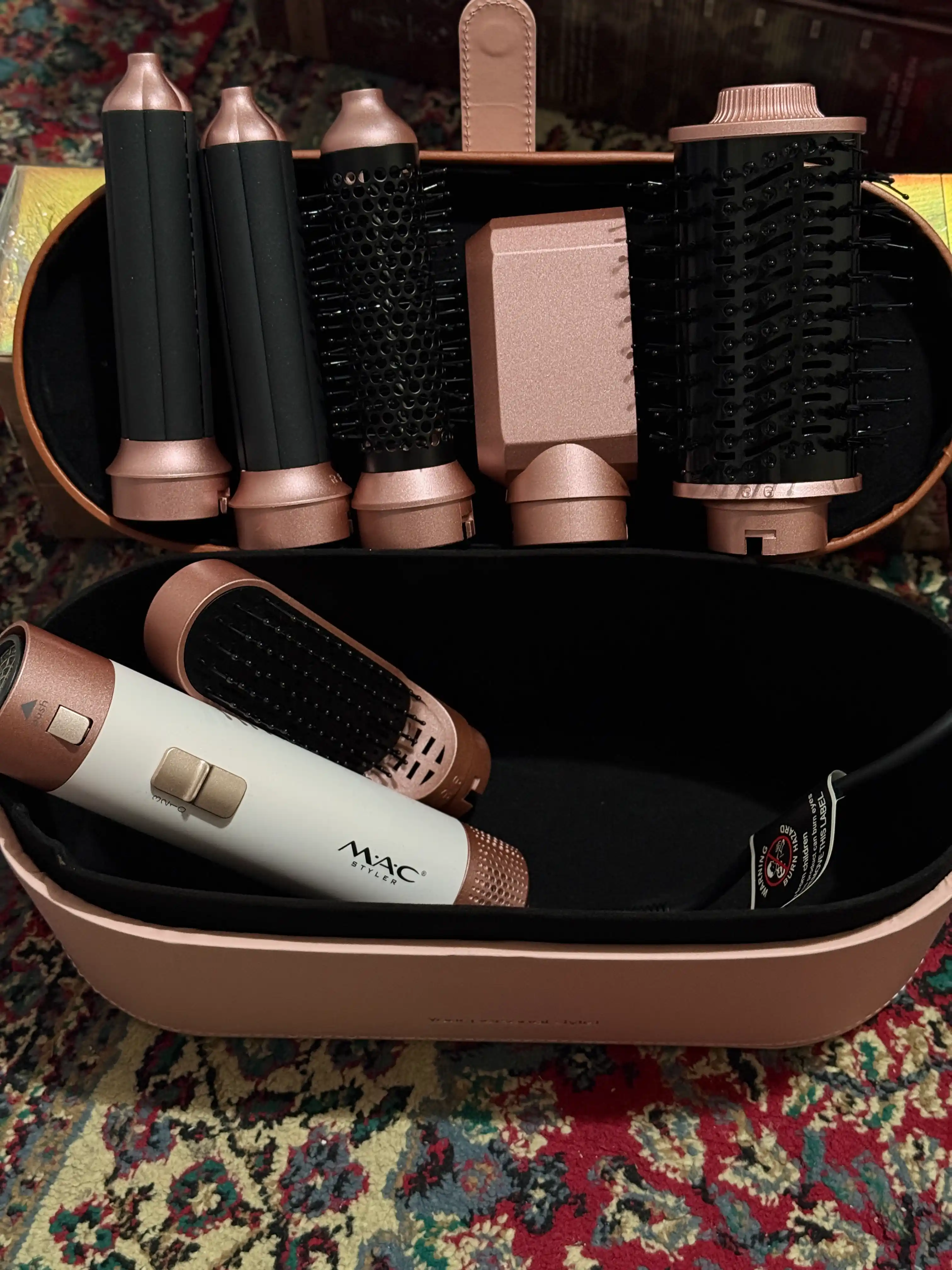Fen Stayler MAC Styler 6v1, fen taroq, soch quritgich, 6 nozul, 4 rejim