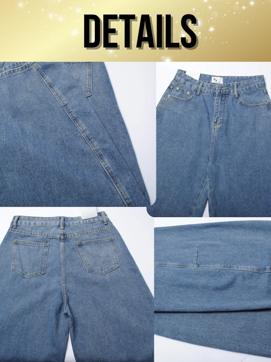 Ayollar baggy jinsi, Y2K, keng jinsi, klassik, koreys uslubi, baland bel