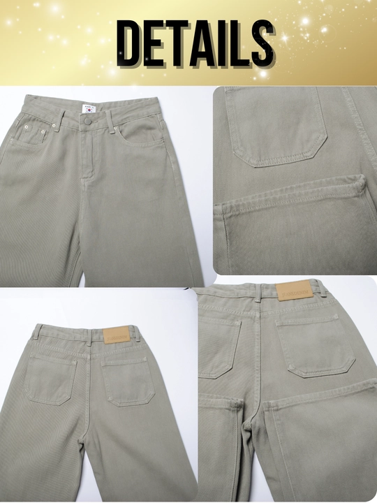 Ayollar baggy jinsi, Y2K, keng jinsi, klassik, koreys uslubi, baland bel