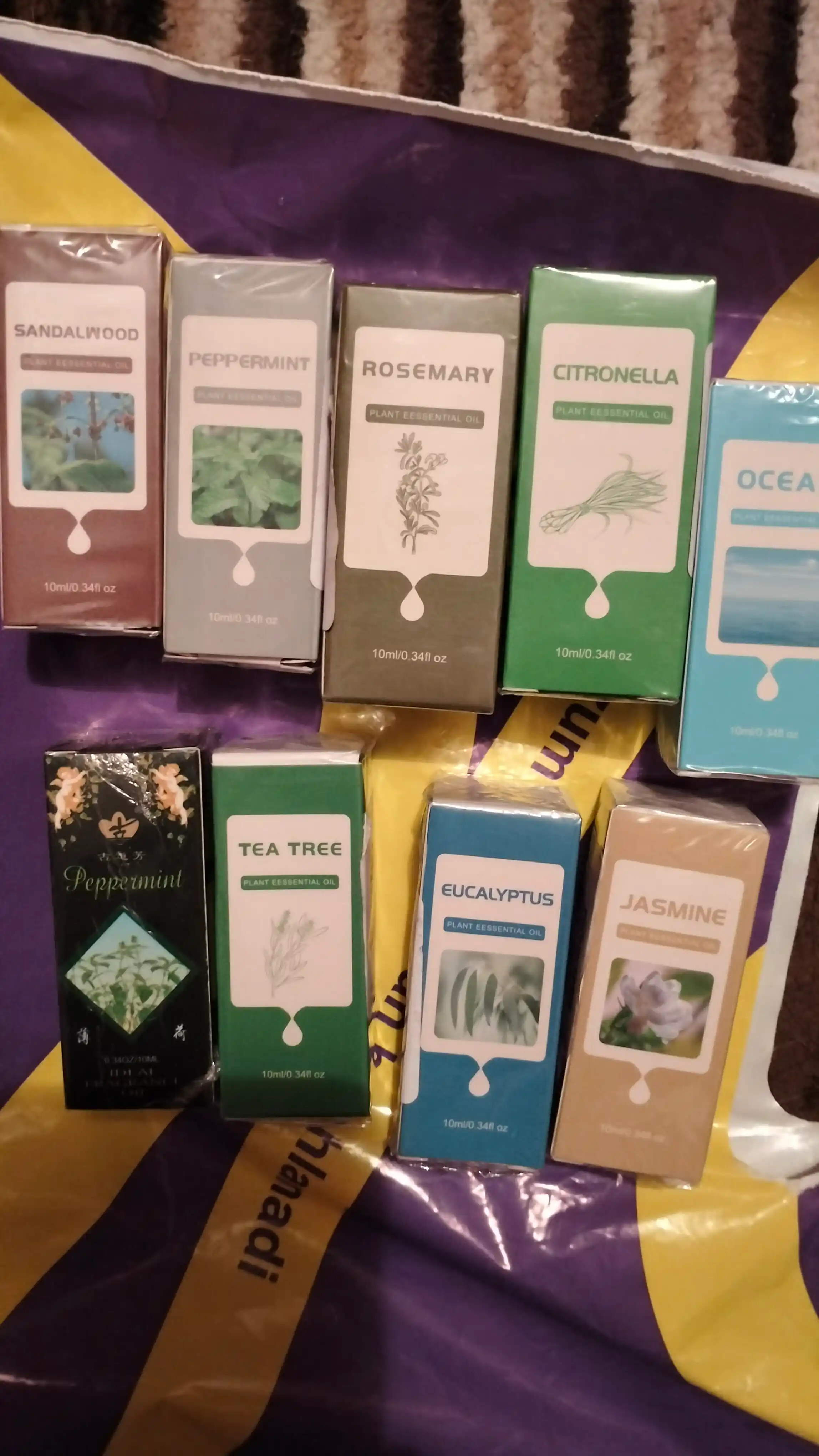 Efir yogi havo namlagich uchun xushbo'y hid, avtomobil, moshina va uy uchun aromadiffuzor