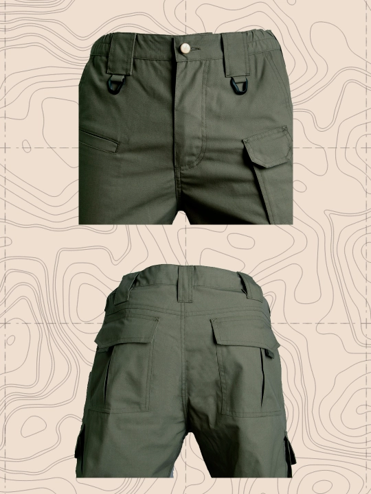 A-TAC FP21039 taktik shim, Ripstop Twill, teflon, erkaklar, cargo