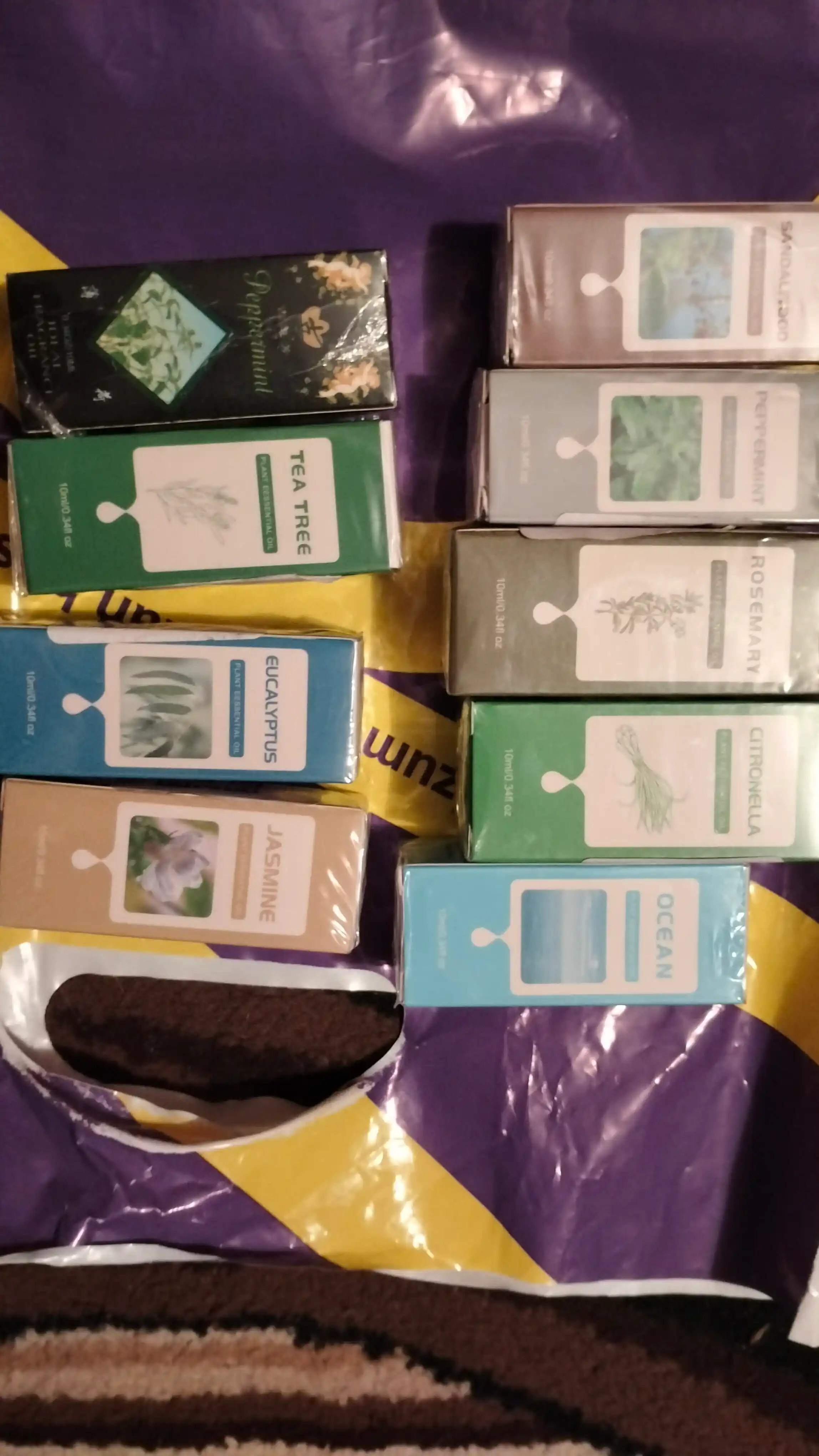 Efir yogi havo namlagich uchun xushbo'y hid, avtomobil, moshina va uy uchun aromadiffuzor