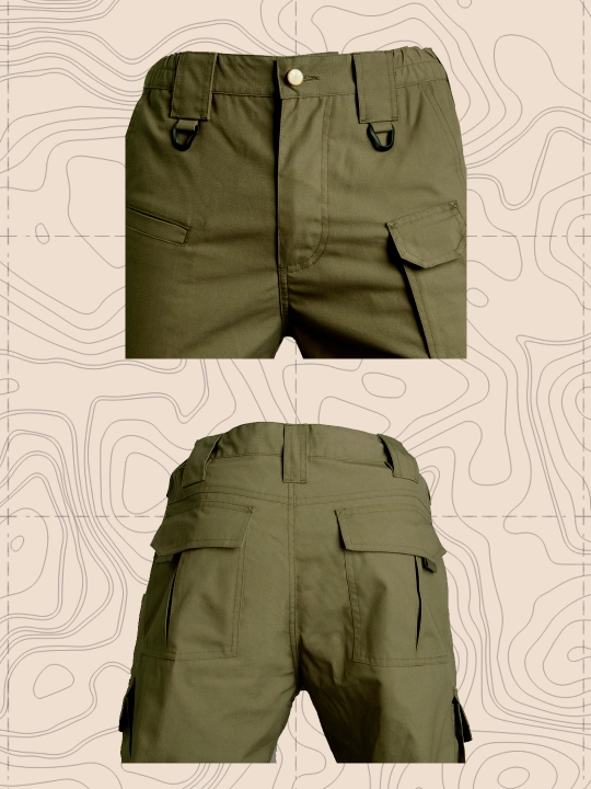 A-TAC FP21039 taktik shim, Ripstop Twill, teflon, erkaklar, cargo