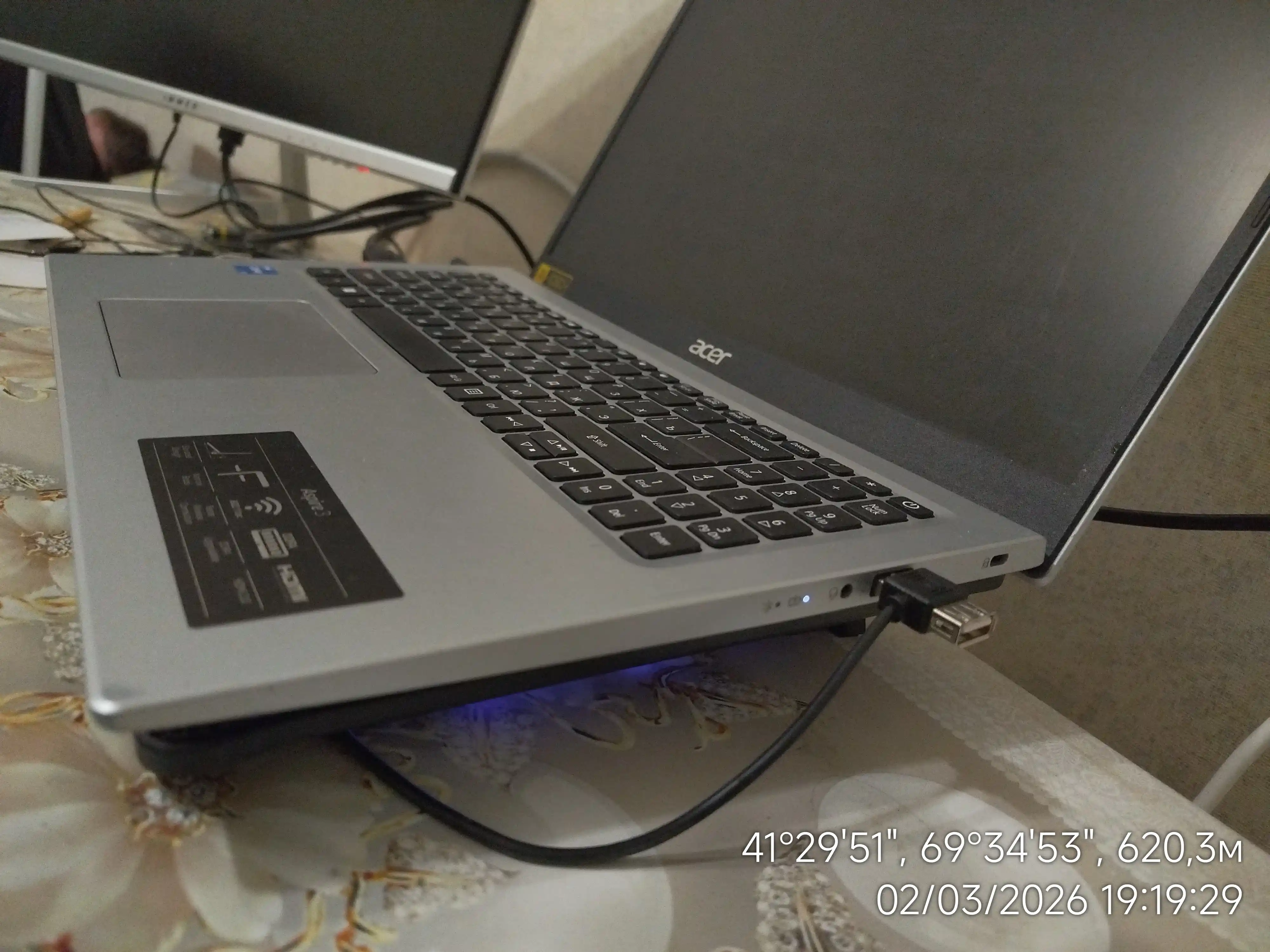 MIKUSO SHIRON-2 NCP-064 Noutbuk Sovutgichi, noutbuk uchun kuller, USB