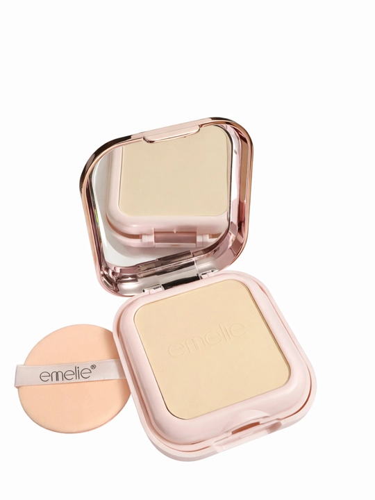 Пудра для лица Emelie BB/HD компактная Matte Powder, SPF, матовая, стойкая