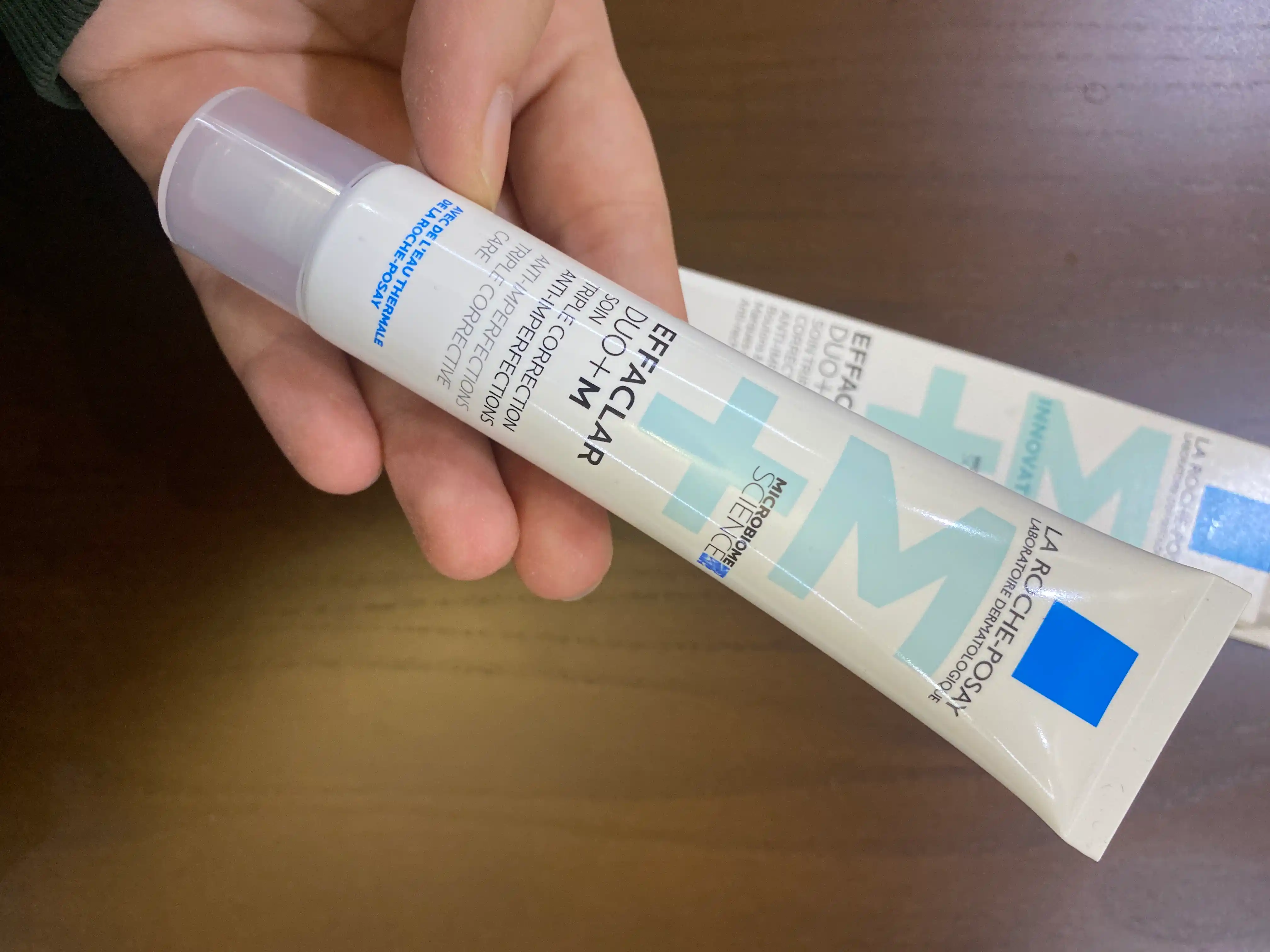 Uch marta tuzatuvchi krem jeli, la ROCHE-POSAY EFFACLAR DUO + M, nomukammallikka qarshi, 40 ml