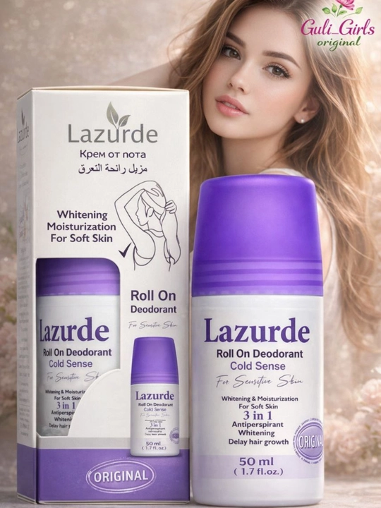 Dezodorant antiperspirant, spirtsiz, hid va terga qarshi, ayollar uchun, tayoq va rolikli - 