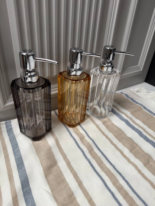 180ml akril sovun dozatori — suyuq sovun uchun dozator, hammom va oshxona uchun dispenser