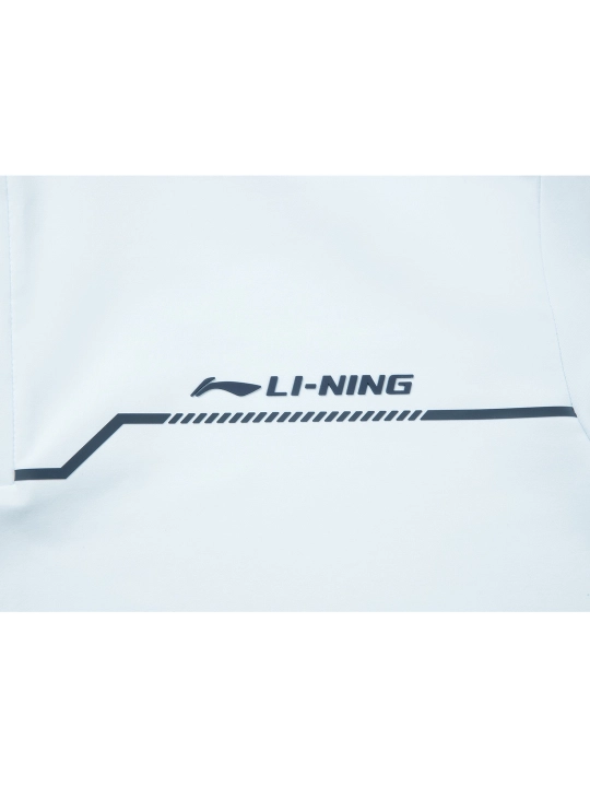 Erkaklar polo Li-Ning, nafas oluvchi mato, elastik moslashuv