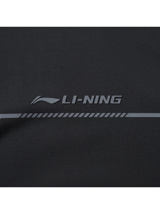 Erkaklar polo Li-Ning, nafas oluvchi mato, elastik moslashuv