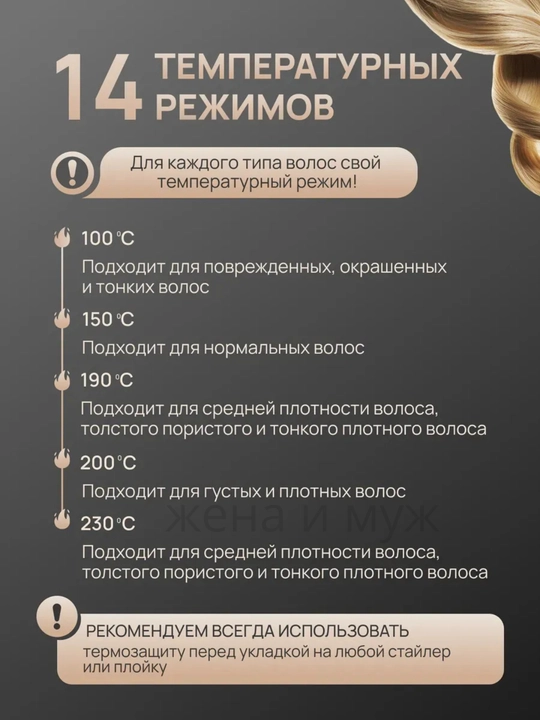 Профессиональная плойка  для афрокудрей — керамическое покрытие, быстрый нагрев