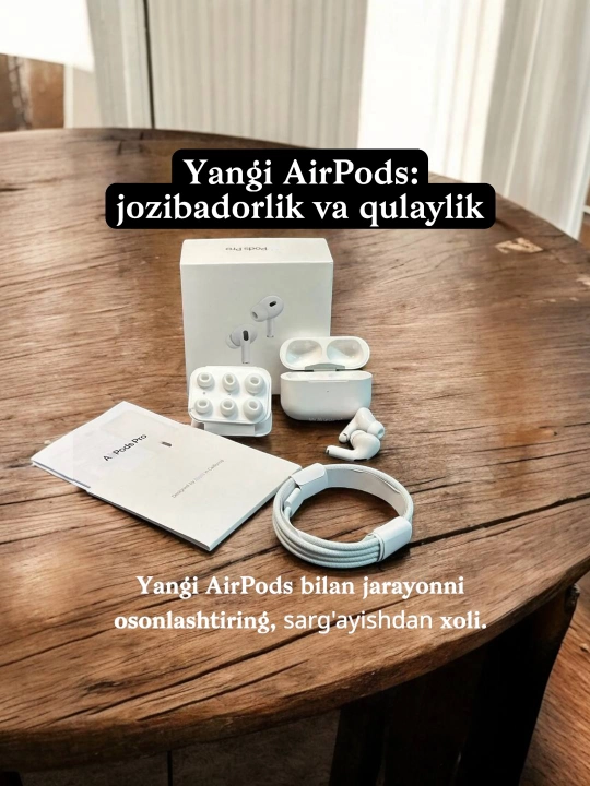 Quloqchinlar, faol ANC shovqinni kamaytirish funksiyasi, tiniq ovoz, sensorli boshqaruv - 