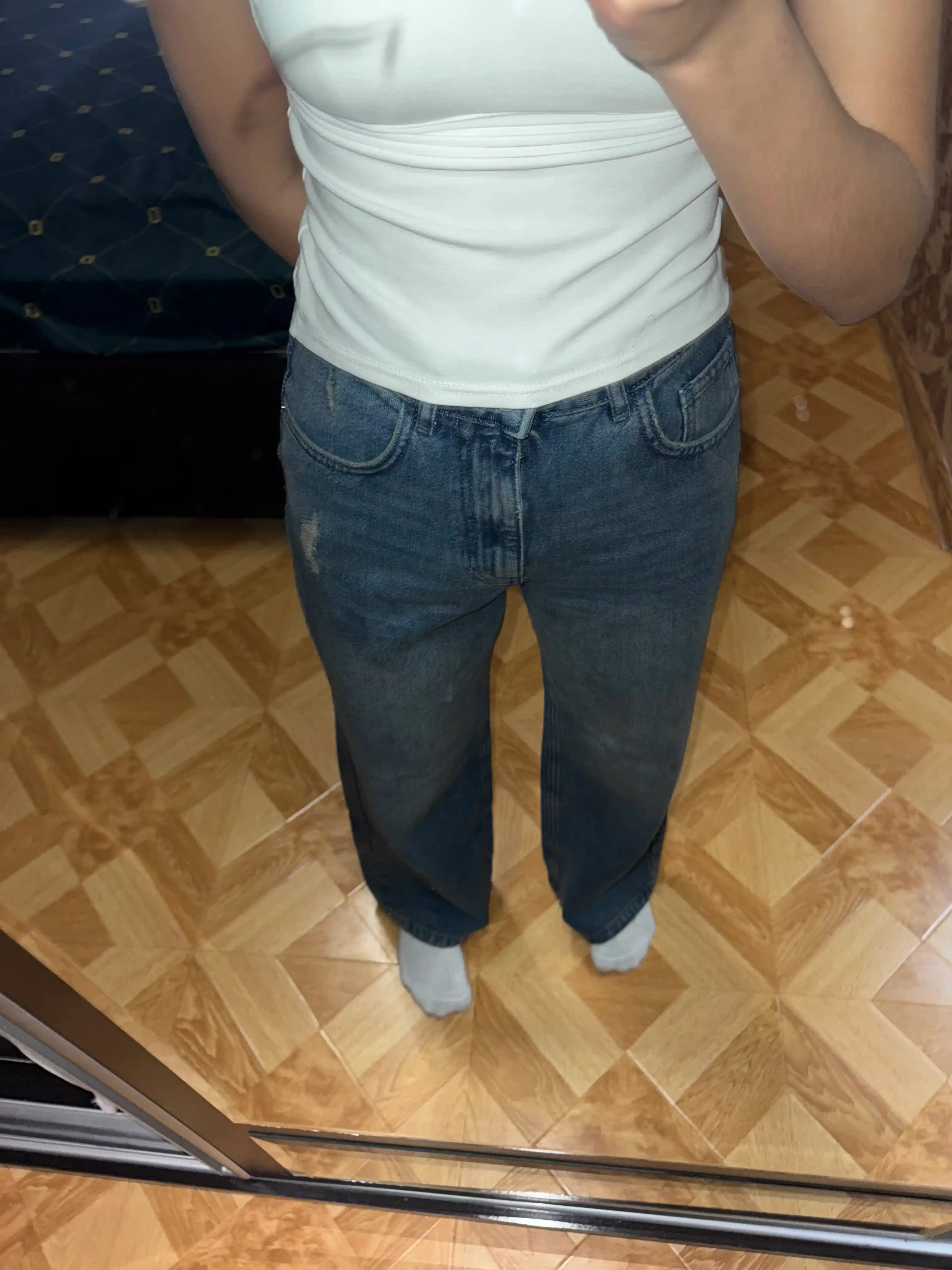 Джинсы Wide Leg Light Blue Denim