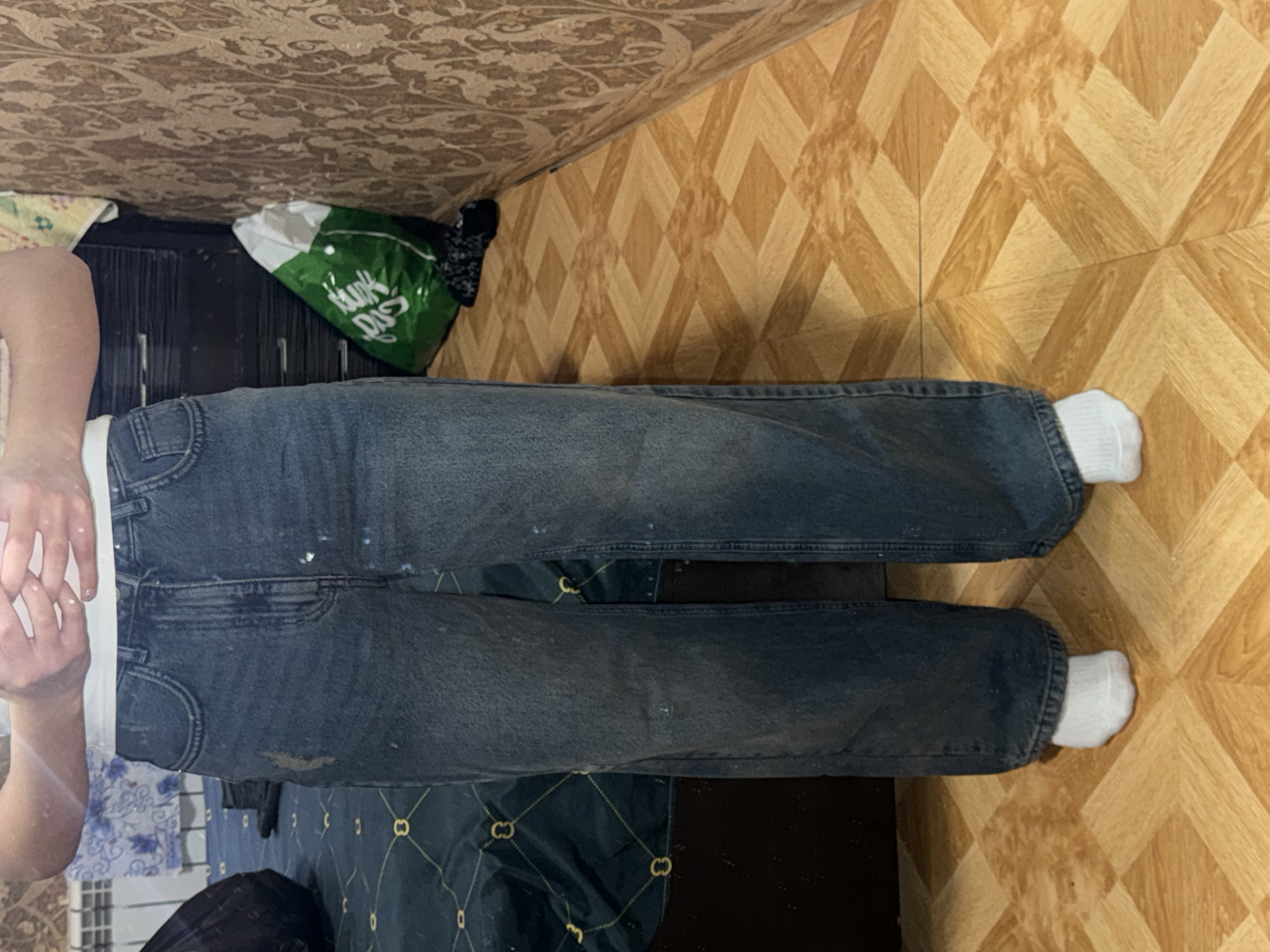 Джинсы Wide Leg Light Blue Denim