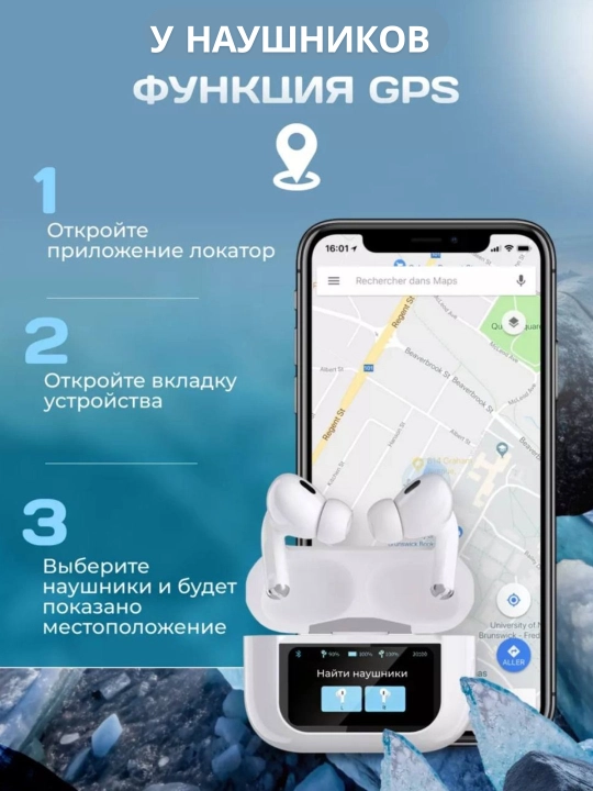 Smart TWS Sensor ekranli Bluetooth quloqchinlar