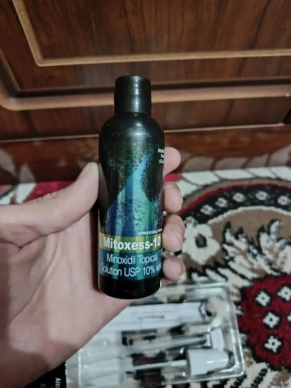 Миноксидил 10 Mitoxess Minoxidil Topical Solution USP, для роста волос и бороды, 60 мл