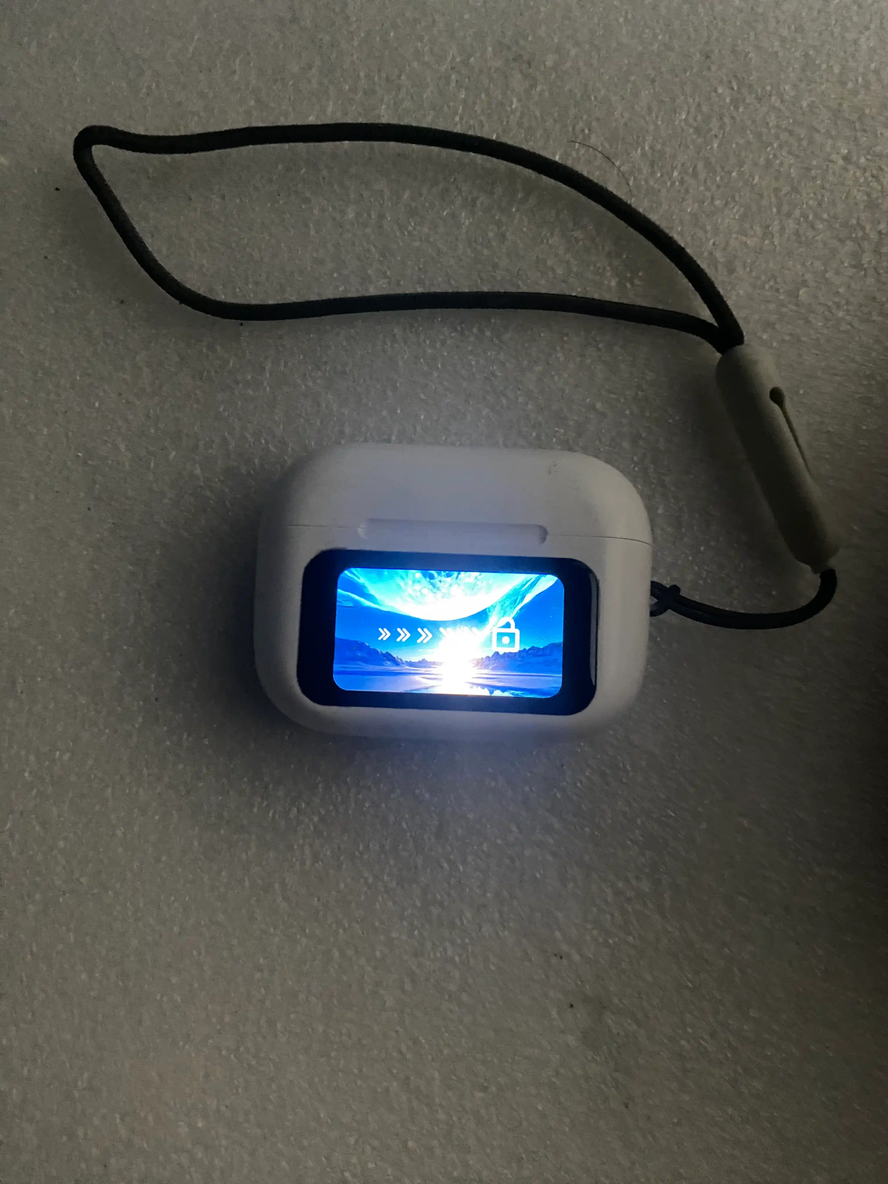 Simsiz Bluetooth naushnik A9 Pro, smart ekranli, ANC, USB-C, mikrofon, kuchli bass