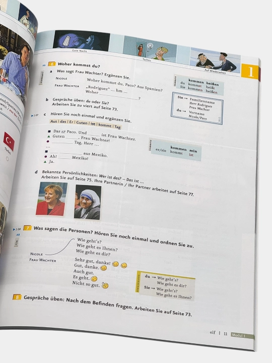 Menschen Kursbuch Arbeitsbuch A1.1, A1.2, A2.2, B1.1, B1.2