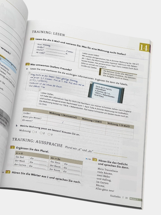 Menschen Kursbuch Arbeitsbuch A1.1, A1.2, A2.2, B1.1, B1.2
