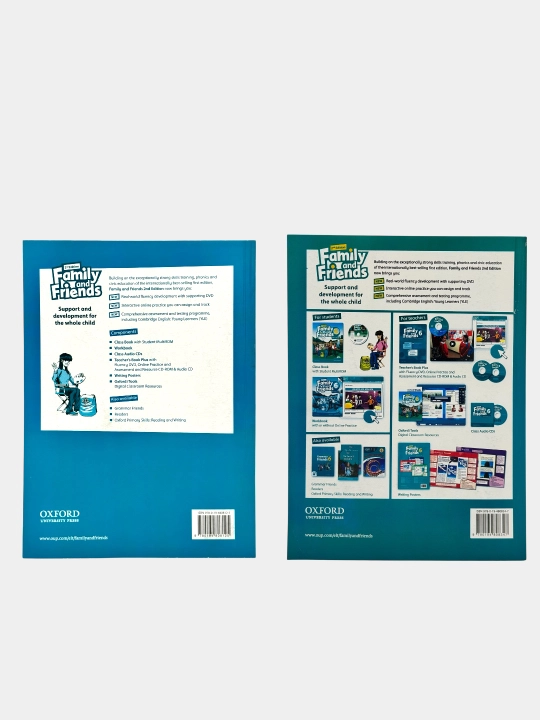 Family and Friends стартер, 1, 2, 3, 4, 5, 6 Классная книга + Рабочая тетрадь 270мм 195мм