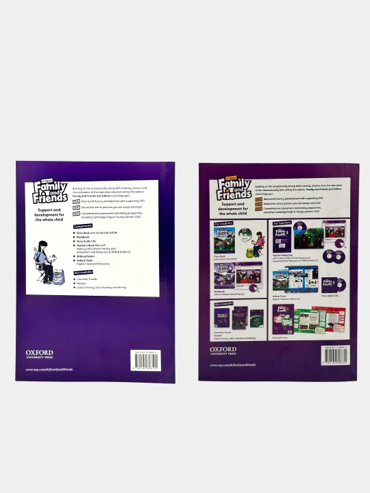 Family and Friends стартер, 1, 2, 3, 4, 5, 6 Классная книга + Рабочая тетрадь 270мм 195мм