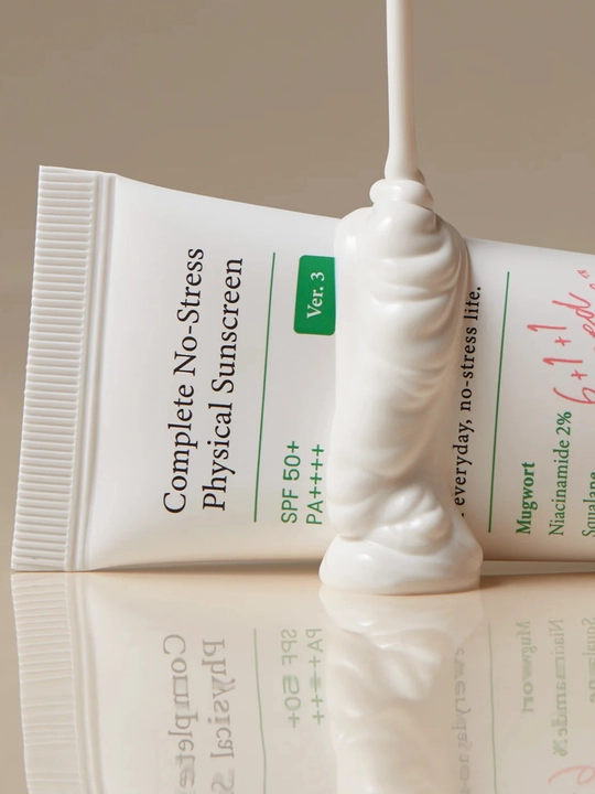 AXIS-Y Complete No-Stress Physical Sunscreen SPF 50+ PA++++ yuz uchun quyoshdan himoya