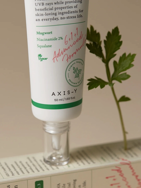AXIS-Y Complete No-Stress Physical Sunscreen SPF 50+ PA++++ yuz uchun quyoshdan himoya