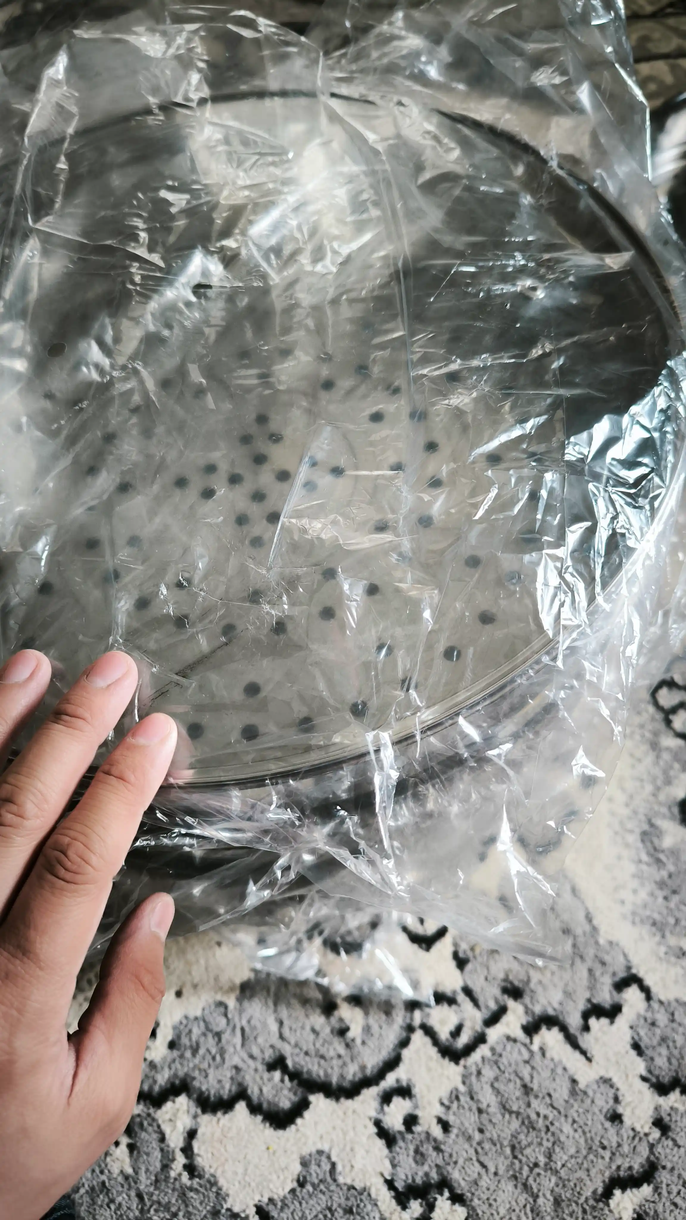 Manti-qasqon, 4 ta disk, zanglamaydigan po'latdan yasalgan 5/7/8/9/10 litrli hajmlarda