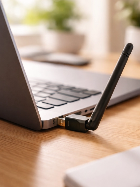 USB WiFi Adapter Antennali 2.4GHz – Yuqori Tezlikdagi Simsiz Tarmoq Qabul Qiluvchi - 