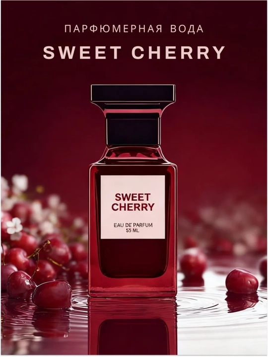 Парфюмерная вода для женщин Dilis La Vie Sweet Cherry, 55 мл - 