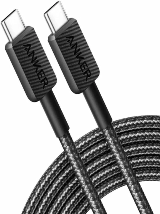 Anker 322 USB-C 60W 1.8 m — smartfon va noutbuk uchun ishonchli tezkor zaryad kabeli