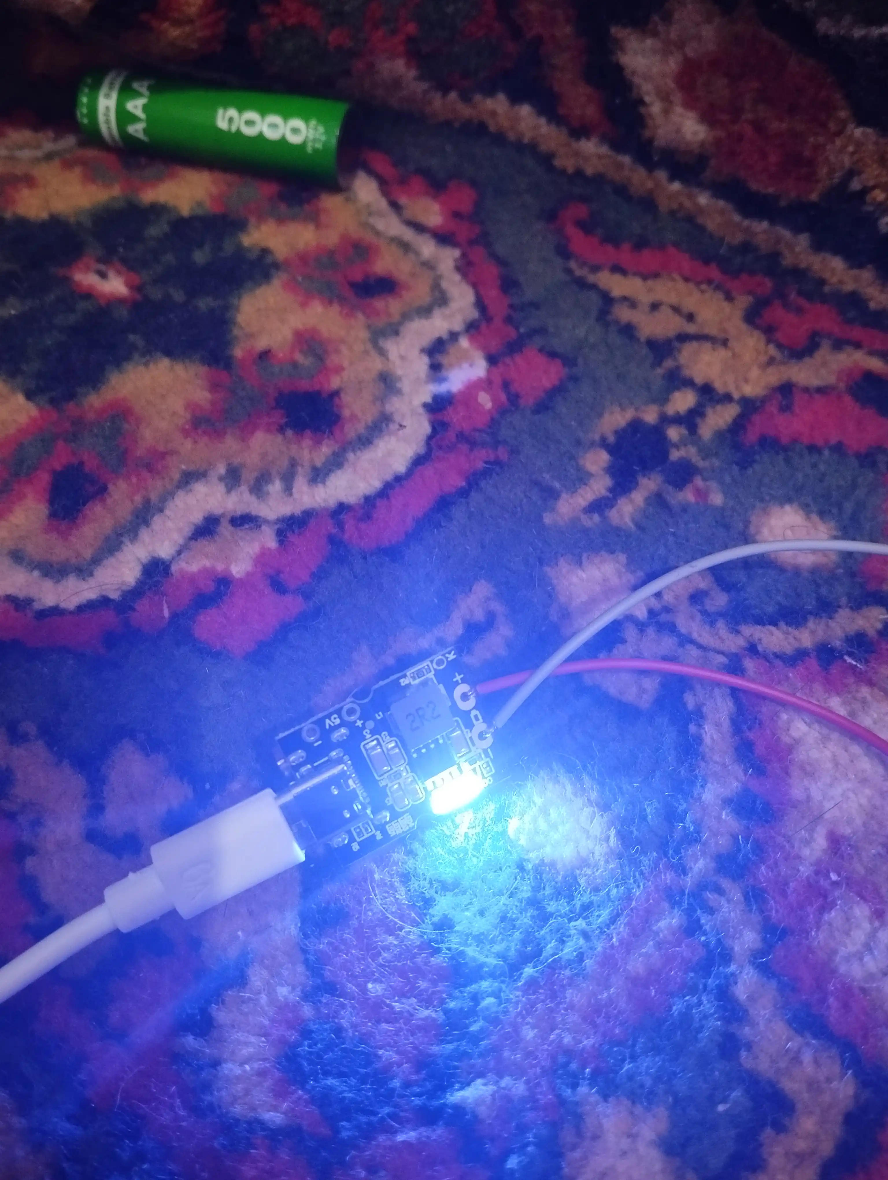 PowerBank zaryadlash-razryadlash moduli,Type-C kirishi, type-A chiqish. 5v 2A