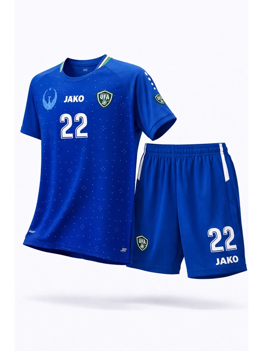 Oʻzbekiston terma jamoasi bolalar futbol formasi: yengil nafas oluvchi va oyin uchun qulay