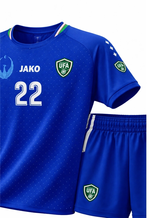 Oʻzbekiston terma jamoasi bolalar futbol formasi: yengil nafas oluvchi va oyin uchun qulay