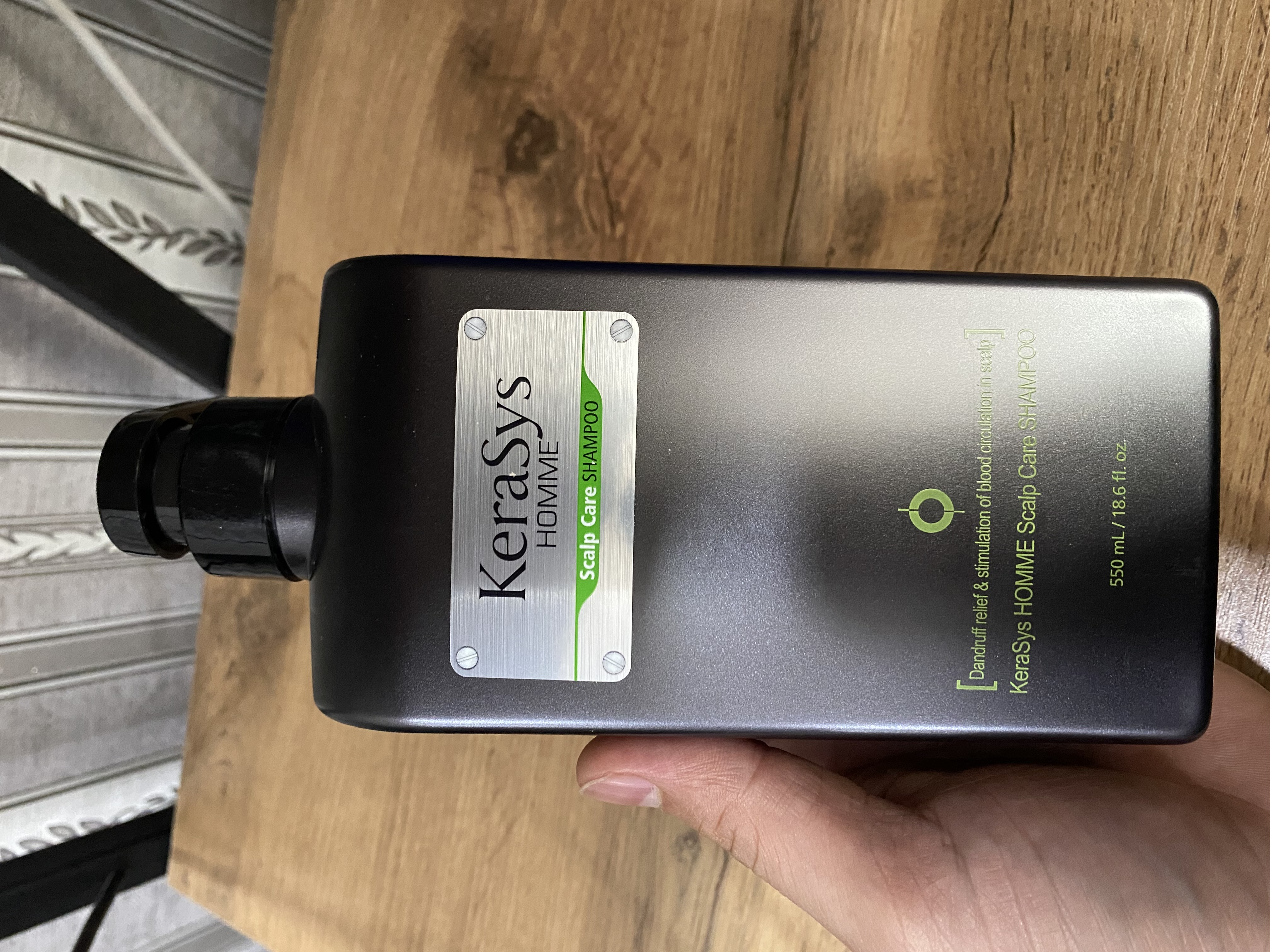 Шампунь для мужчин, глубокое очищение с ментолом, Kerasys Homme, 550 мл