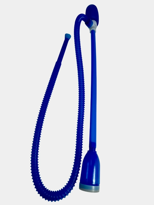 Сифон Синий для аквариума BlueClean удобная очистка грунта и подмена воды Скребок